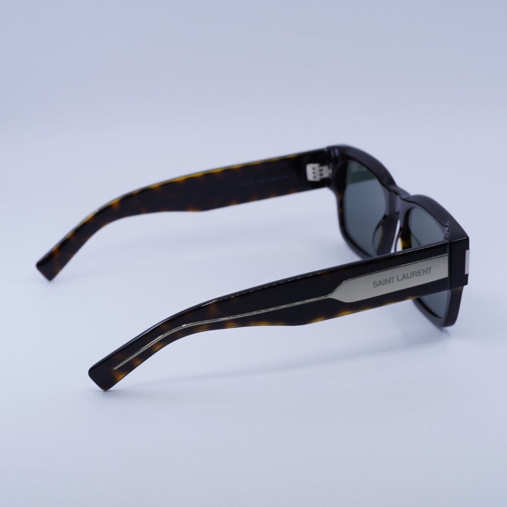 🕶️ New Saint Laurent SL617 002 Sunglasses - Dark Havana Frame, Grey Lenses - Picture 9 of 10